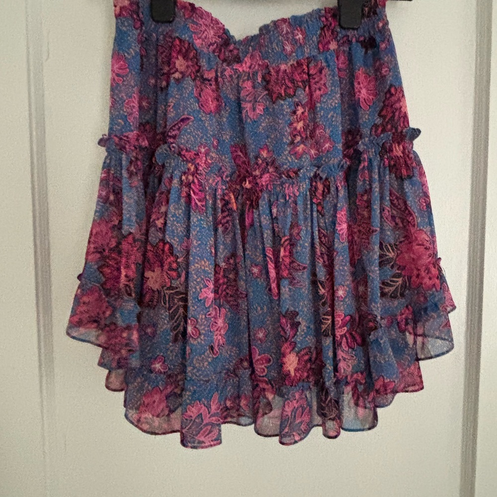 MISA Floral Ruffle Skirt - Picture 2 of 2